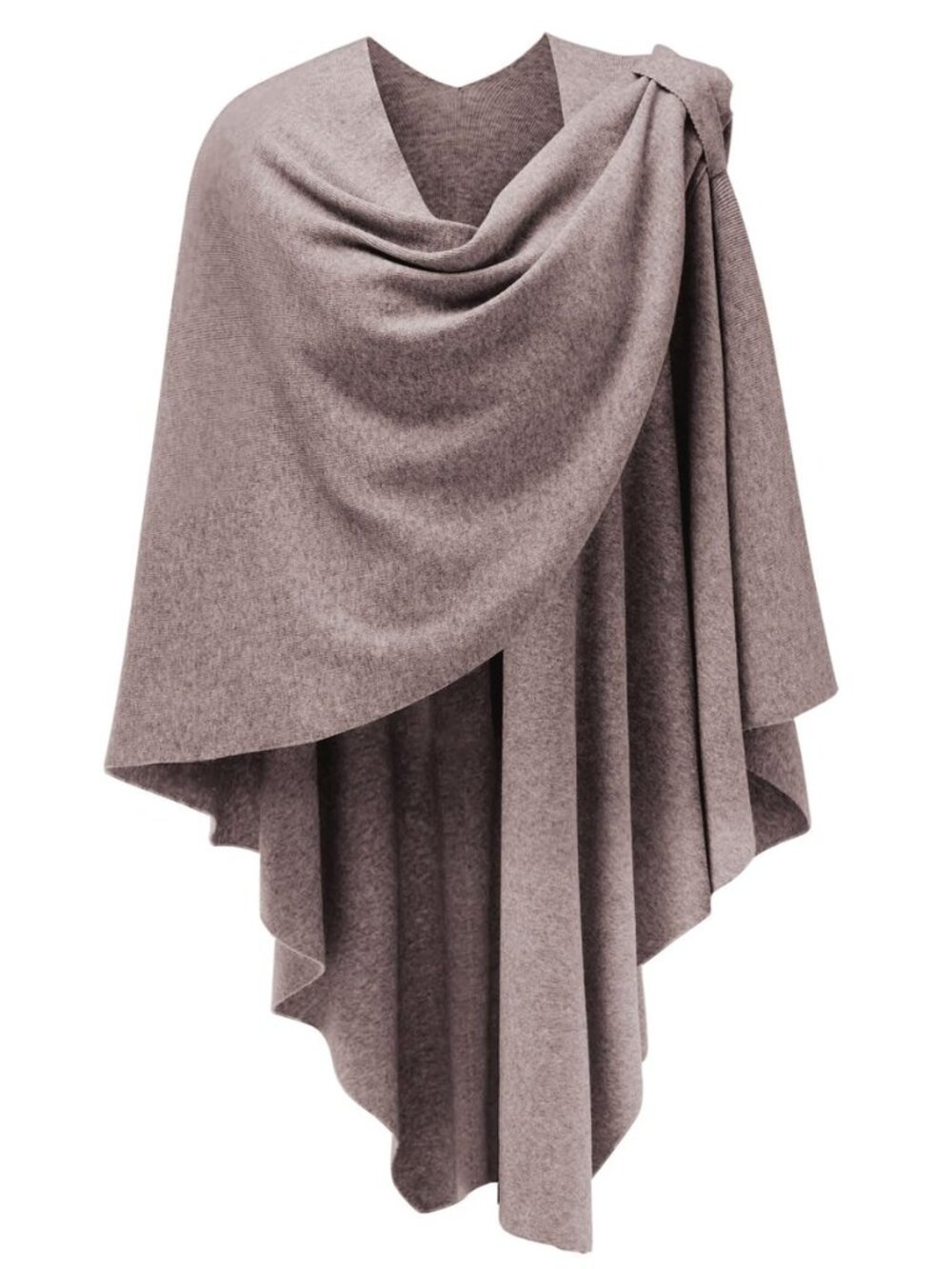 Womens Cross Front Poncho Shawl Wrap Elegant Wedding Formal Gift
